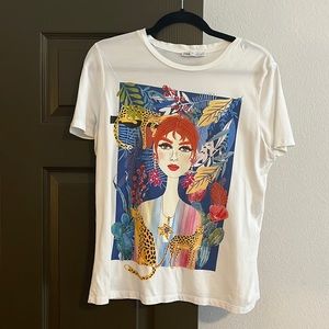 Zara graphic tee